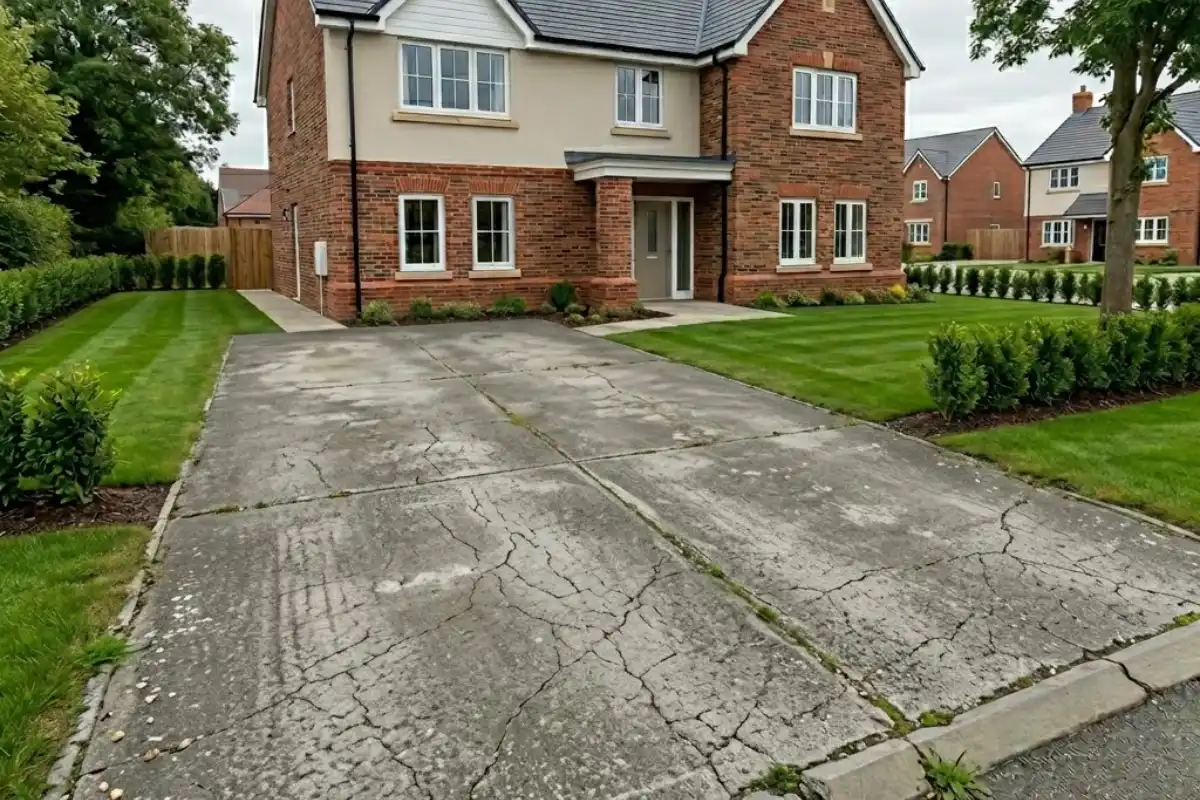 Before concrete restoration